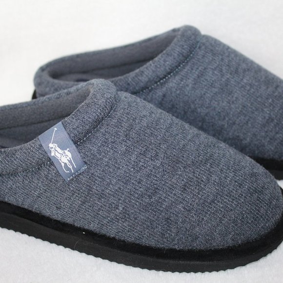 NEW POLO RALPH LAUREN MEN'S CLOG SLIPPERS BLUE - Picture 2 of 6